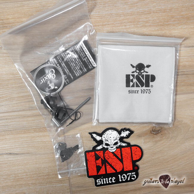 ESP E-II EX NT Electric Guitar w/ Case – Snow White