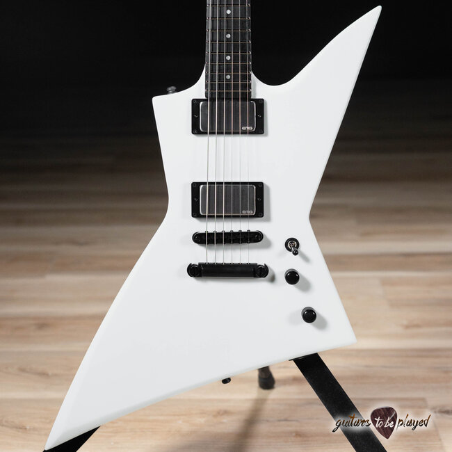 ESP E-II EX NT Electric Guitar w/ Case – Snow White