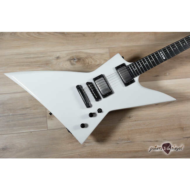 ESP E-II EX NT Electric Guitar w/ Case – Snow White