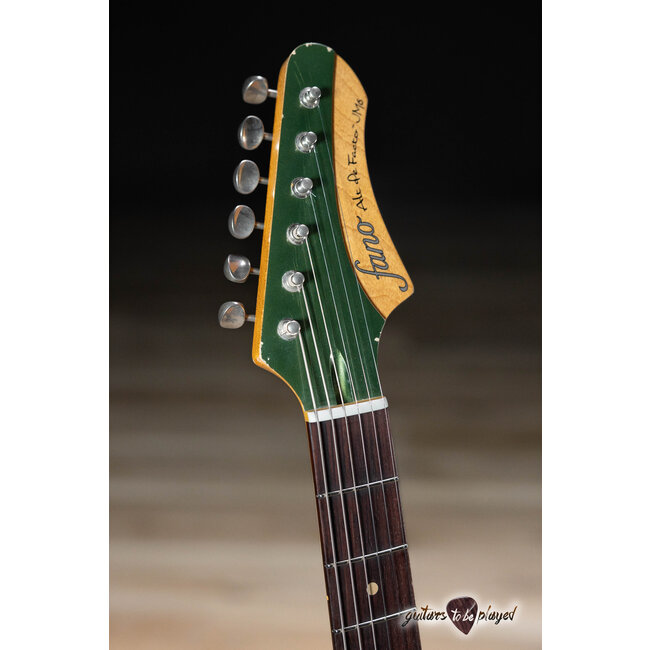 Fano JM6 Alt de Facto TV Jones Classic/PowerTron & Bigsby Guitar –Cadillac Green