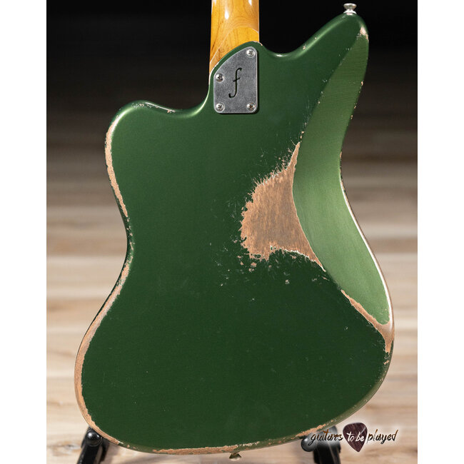 Fano JM6 Alt de Facto TV Jones Classic/PowerTron & Bigsby Guitar –Cadillac Green