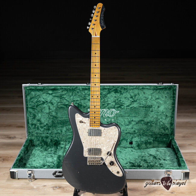 Fano JM6 Alt de Facto Suhr SSV Humbucker Trem Guitar w/ Case – Charcoal Frost