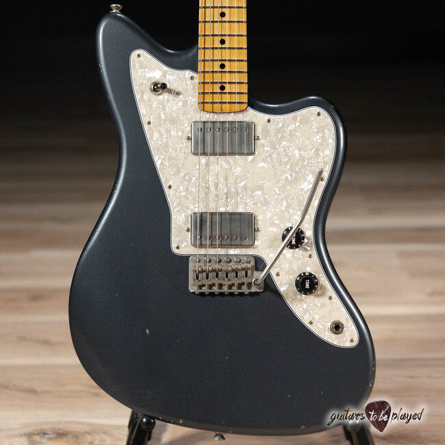 Fano JM6 Alt de Facto Suhr SSV Humbucker Trem Guitar w/ Case – Charcoal Frost