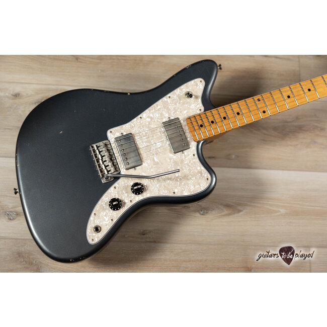 Fano JM6 Alt de Facto Suhr SSV Humbucker Trem Guitar w/ Case – Charcoal Frost