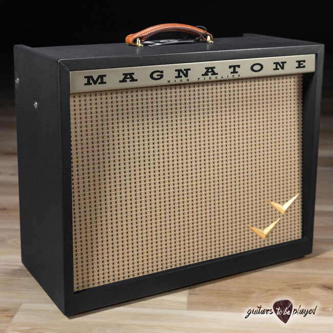 Magnatone Panoramic Stereo 12+12W Vibrato 2x10” Combo Amp – Black