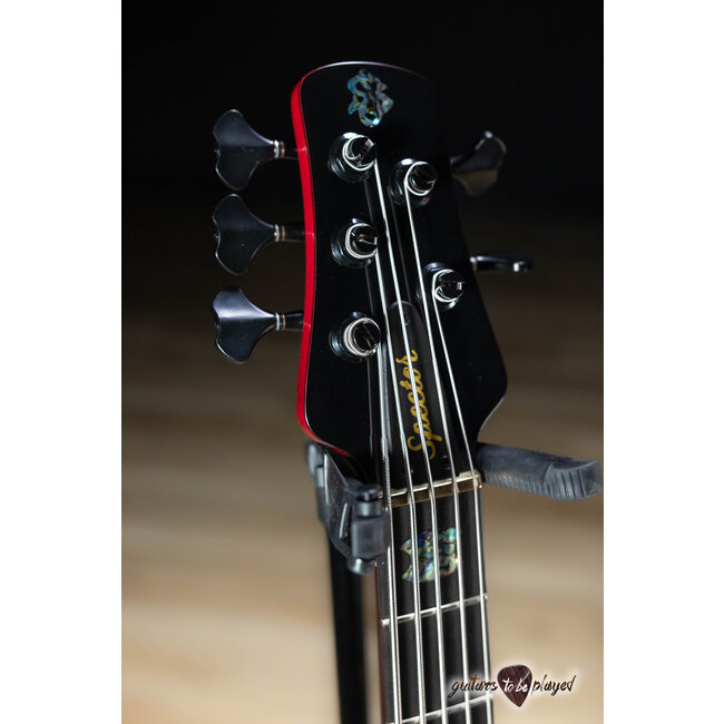 Spector Euro 5 CST 5-String EMG Bass – Natural Red Burst Gloss