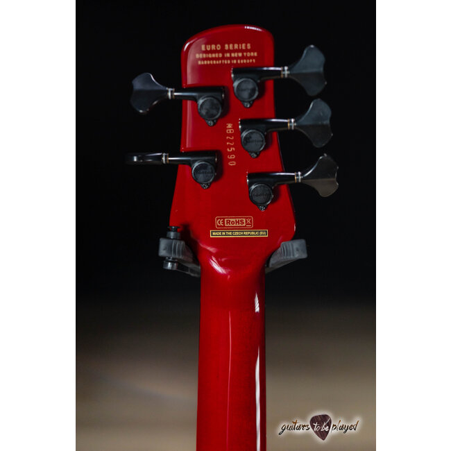 Spector Euro 5 CST 5-String EMG Bass – Natural Red Burst Gloss
