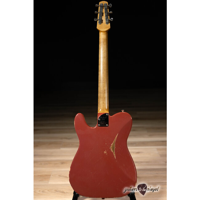 Shabat Lion Special 24.75" Scale P-90/Humbucker Guitar – Faded Dakota Red