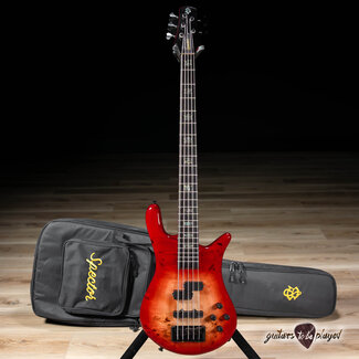 Spector Spector Euro 5 CST 5-String EMG Bass – Natural Red Burst Gloss