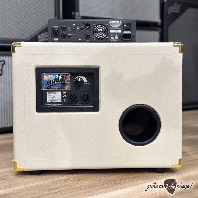 Aguilar 30th Anniversary AG500 V2 Bass Amp Head & SL112 Cab – Pearl White