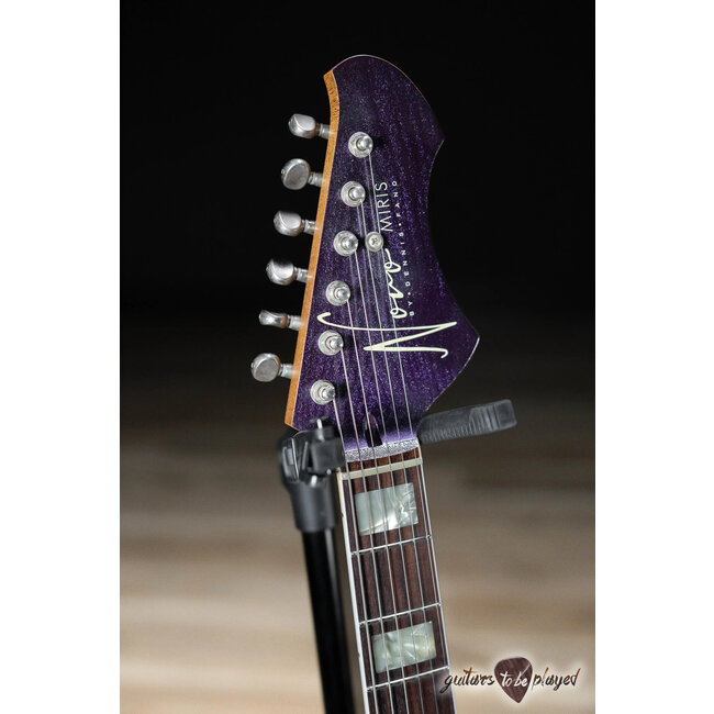 Novo Custom Miris J Semi-Hollow Purple Stranger Burst