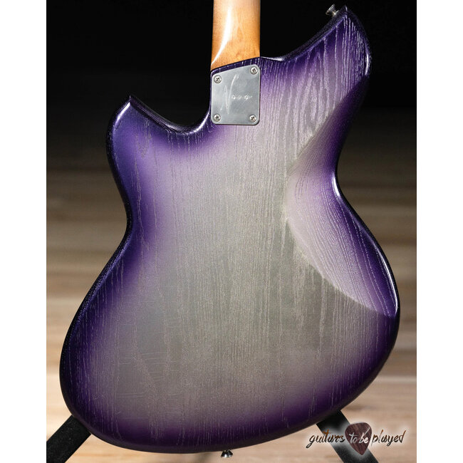Novo Custom Miris J Semi-Hollow Purple Stranger Burst