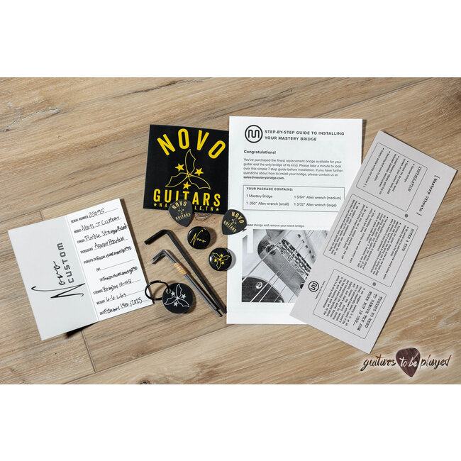 Novo Custom Miris J Semi-Hollow Purple Stranger Burst