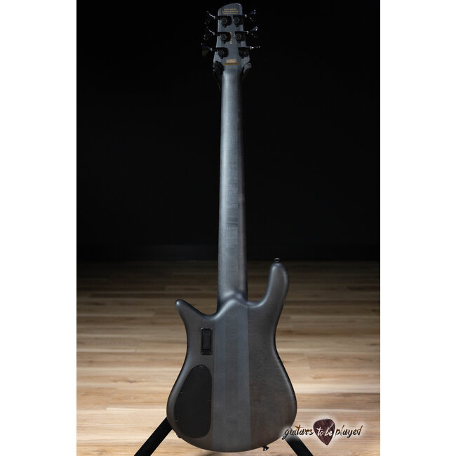 Spector Euro 6 LX 6-String EMG Bass Guitar – Trans Black Stain Matte