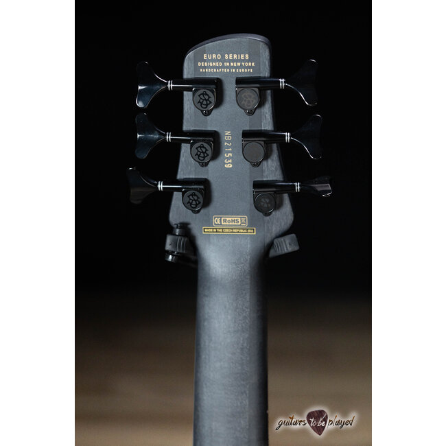 Spector Euro 6 LX 6-String EMG Bass Guitar – Trans Black Stain Matte