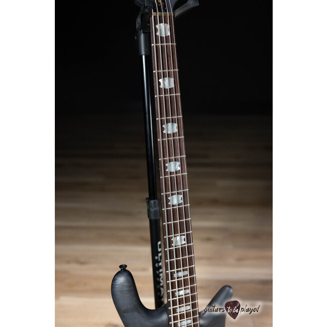 Spector Euro 5 LX Neck-Thru 5-String EMG Bass – Trans Black Stain Matte