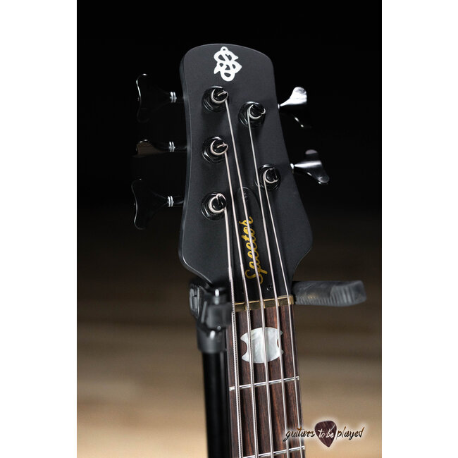 Spector Euro 5 LX Neck-Thru 5-String EMG Bass – Trans Black Stain Matte