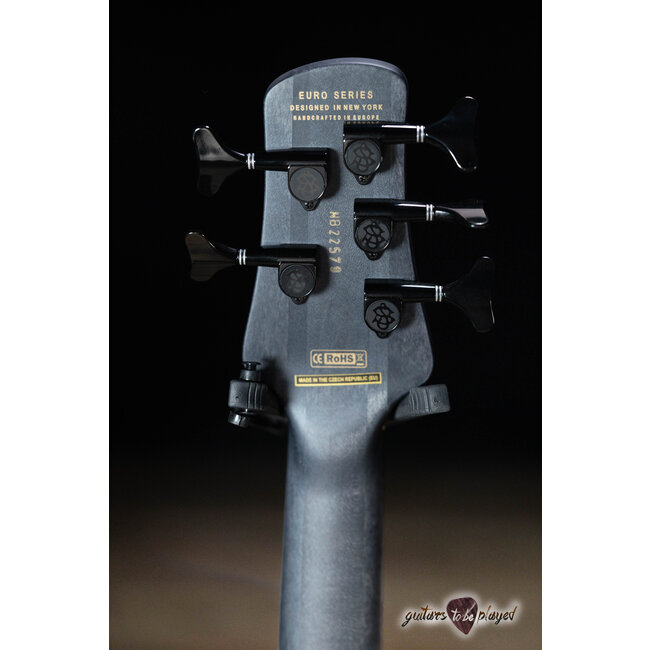 Spector Euro 5 LX Neck-Thru 5-String EMG Bass – Trans Black Stain Matte