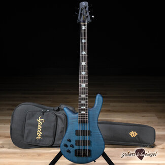 Spector Spector Euro 5 LX 5-String Left-Handed Bass Guitar – Black & Blue Matte
