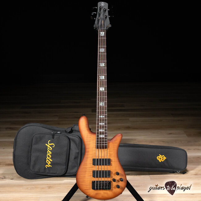 Spector Euro 5 LX Bolt-On 5-String EMG Bass – Natural Sunburst