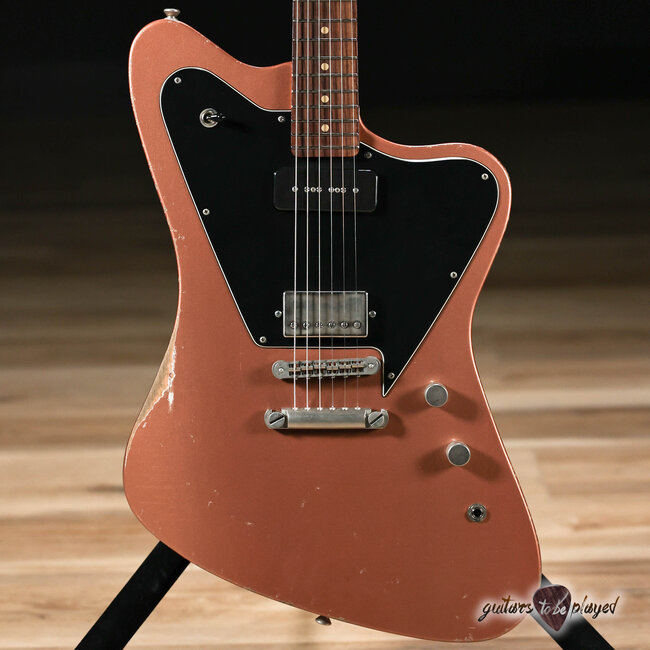 Fano PX6 Oltre P-90/Humbucker Guitar w/ Gigbag – Copper Metallic