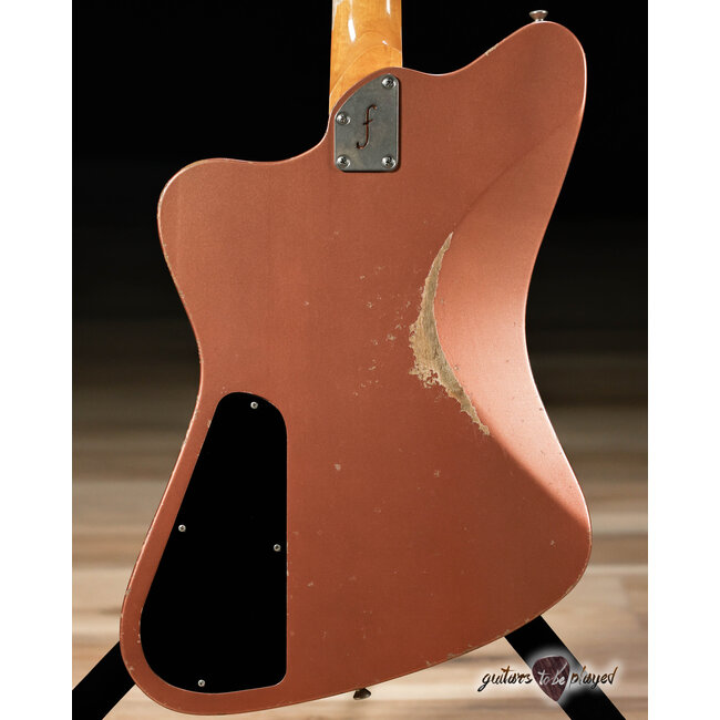 Fano PX6 Oltre P-90/Humbucker Guitar w/ Gigbag – Copper Metallic