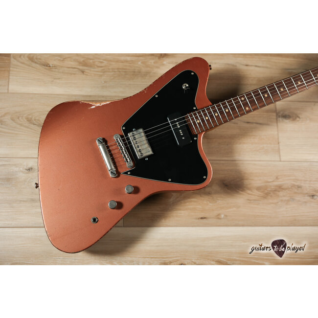 Fano PX6 Oltre P-90/Humbucker Guitar w/ Gigbag – Copper Metallic