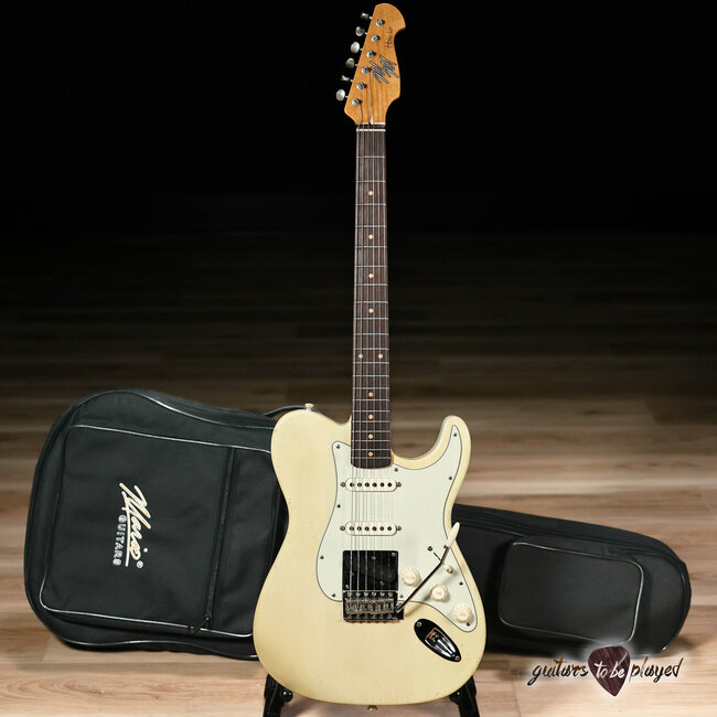 Mario Martin Guitars Honcho Paulownia w/ Rosewood – Nicotine Blonde