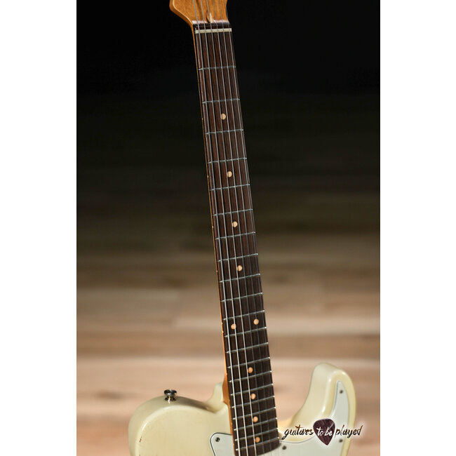 Mario Martin Guitars Honcho Paulownia w/ Rosewood – Nicotine Blonde