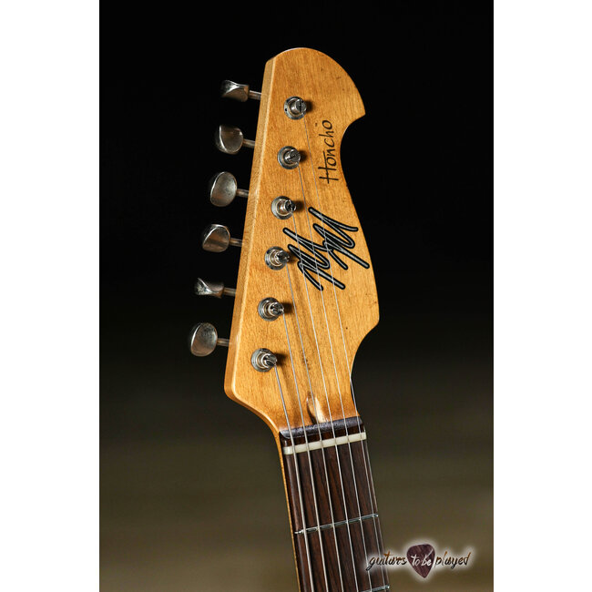 Mario Martin Guitars Honcho Paulownia w/ Rosewood – Nicotine Blonde