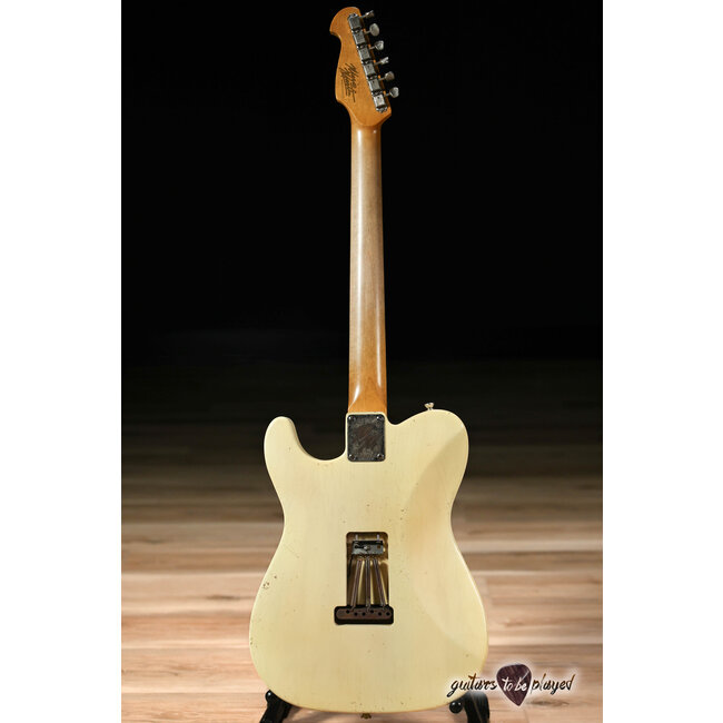 Mario Martin Guitars Honcho Paulownia w/ Rosewood – Nicotine Blonde