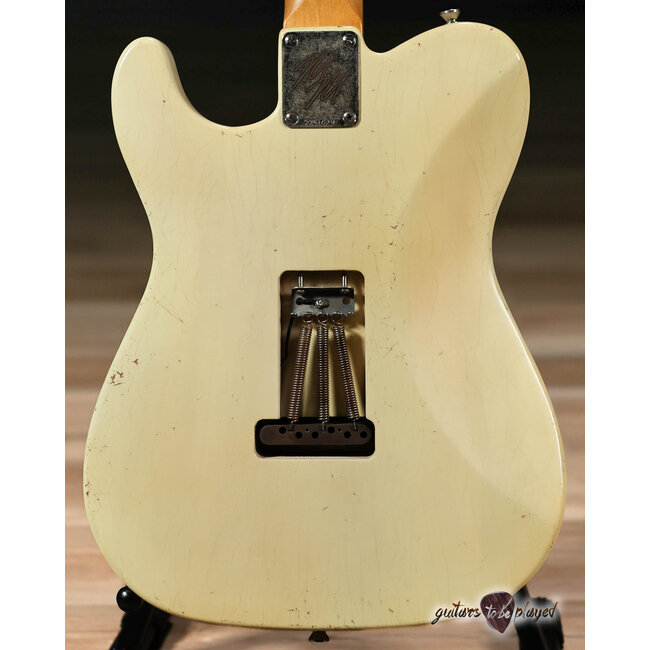 Mario Martin Guitars Honcho Paulownia w/ Rosewood – Nicotine Blonde