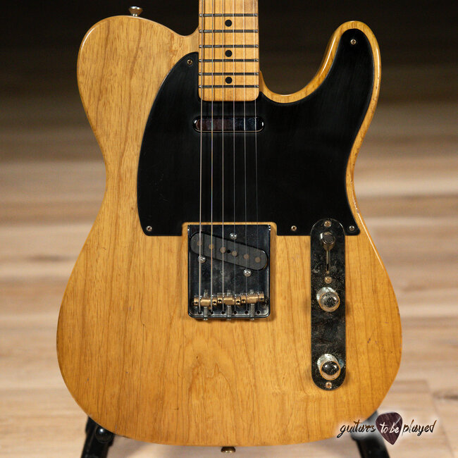 Mario Martin Guitars T-Style w/ 1-pc Swamp Ash Body & Porter PUs – Vintage Amber