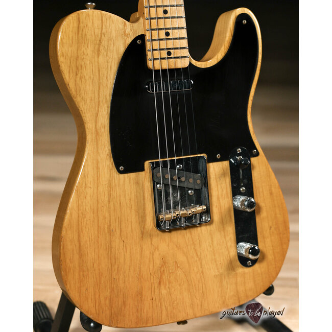 Mario Martin Guitars T-Style w/ 1-pc Swamp Ash Body & Porter PUs – Vintage Amber