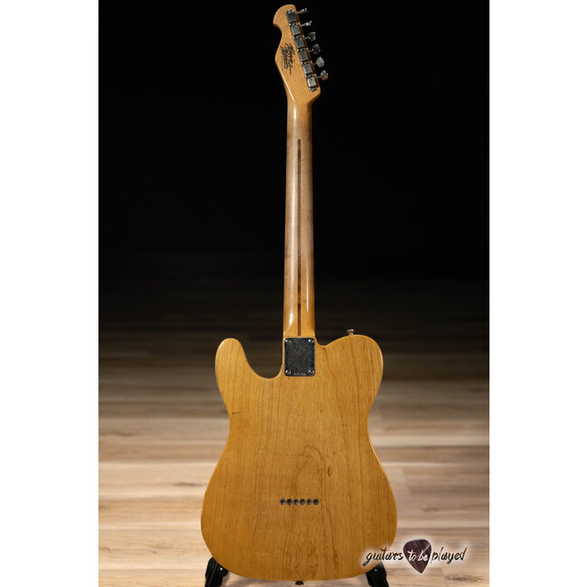 Mario Martin Guitars T-Style w/ 1-pc Swamp Ash Body & Porter PUs – Vintage Amber