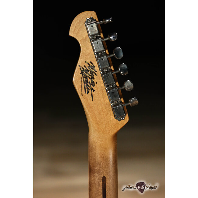 Mario Martin Guitars T-Style w/ 1-pc Swamp Ash Body & Porter PUs – Vintage Amber