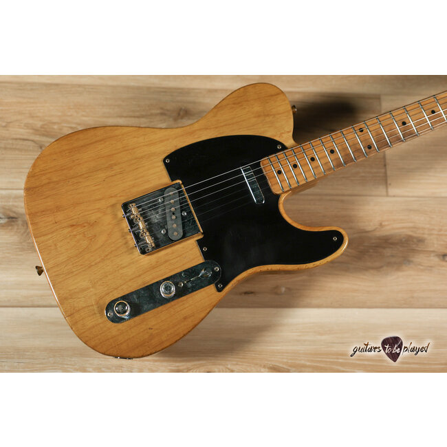 Mario Martin Guitars T-Style w/ 1-pc Swamp Ash Body & Porter PUs – Vintage Amber