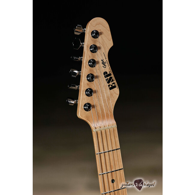 ESP Japan Original Snapper CTM Flamed Top Maple Neck Guitar – Indigo Purple