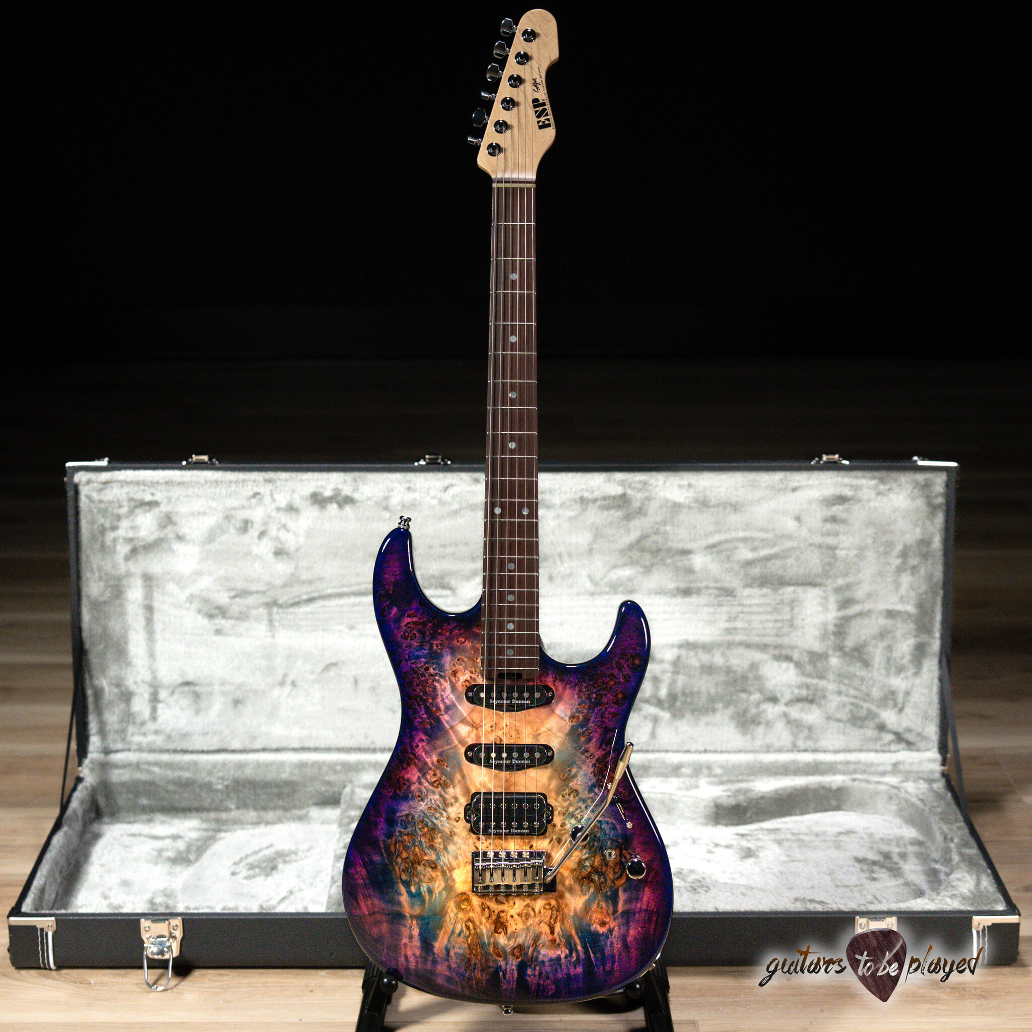 ESP Original Series Snapper CTM Poplar Burl – Nebula Pink ESP Original Series Snapper CTM Poplar Burl – Nebula Pink