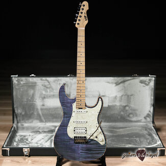 ESP Japan Snapper CTM Flamed Top Maple Neck Guitar – Indigo