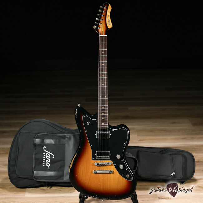 Fano JM6 Oltre Humbucker Guitar w/ Gigbag – 3-Tone Sunburst