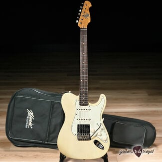 Mario Guitars Mario Martin Guitars Honcho Paulownia w/ Rosewood – Nicotine Blonde
