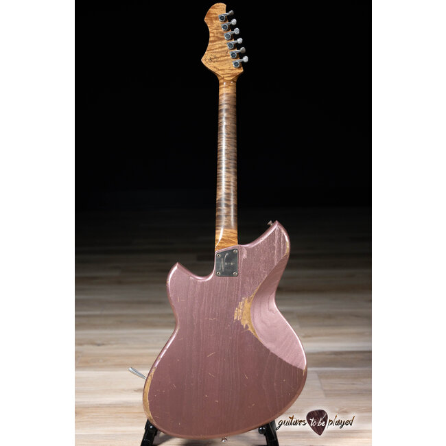 Novo Custom Miris J Semi-Hollow w/ Lollar Firebirds (GTBP LTD) – Heather Mist