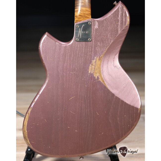 Novo Custom Miris J Semi-Hollow w/ Lollar Firebirds (GTBP LTD) – Heather Mist