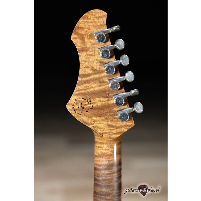 Novo Custom Miris J Semi-Hollow w/ Lollar Firebirds (GTBP LTD) – Heather Mist