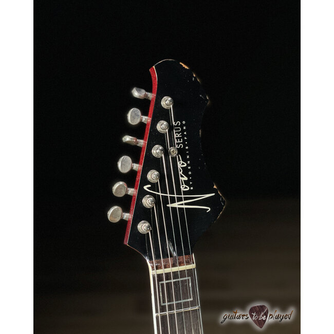 Novo Dealer Limited Serus P2 Chambered Guitar w/ Ellisonic P-90s – Bonfire
