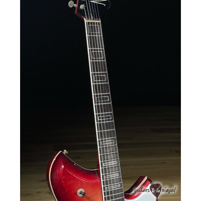 Novo Dealer Limited Serus P2 Chambered Guitar w/ Ellisonic P-90s – Bonfire