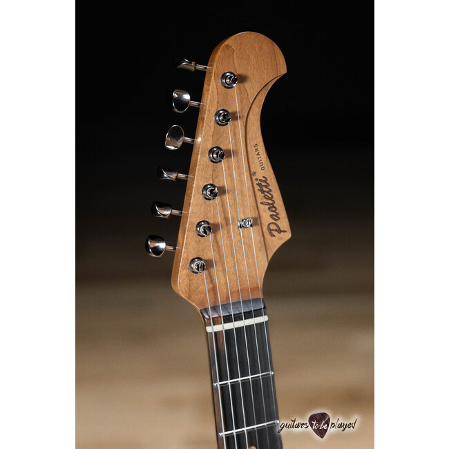 Paoletti Alfa Lounge HH “Stratospheric” Thinline S-Style – Tobacco Burst
