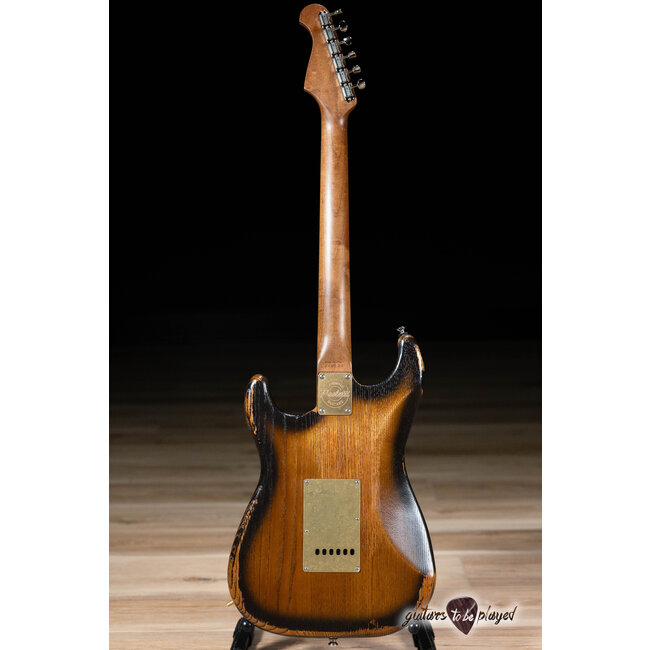 Paoletti Alfa Lounge HH “Stratospheric” Thinline S-Style – Tobacco Burst
