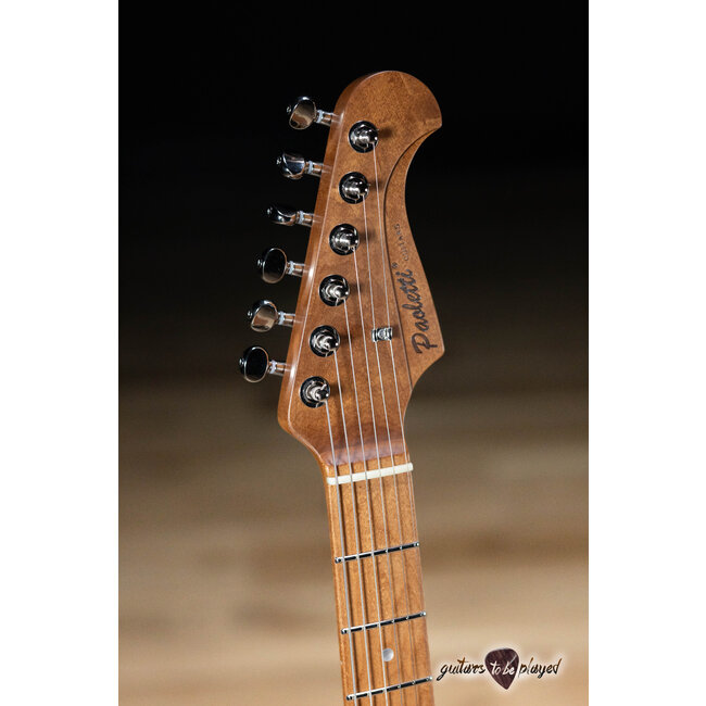 Paoletti Alfa Lounge HSS “Stratospheric” Thinline S-Style – Heavy Surfgreen